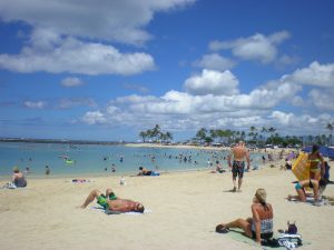 The nearest beach