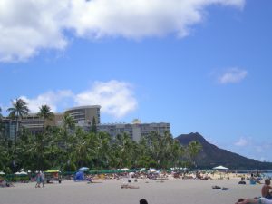 The nearest beach