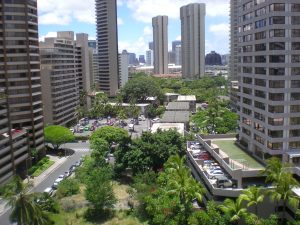 Hotel room view