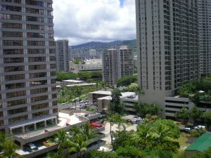 Hotel room view