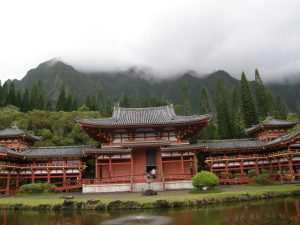 Byodo-In Buddhist temple.